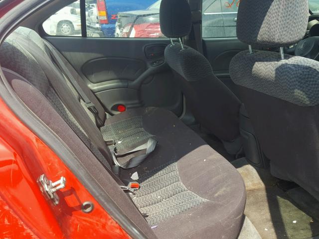 1G2NF52EX4C245729 - 2004 PONTIAC GRAND AM S RED photo 6