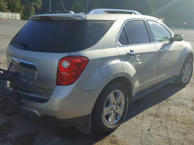 2GNFLHEK8F6216082 - 2015 CHEVROLET EQUINOX LT CREAM photo 4