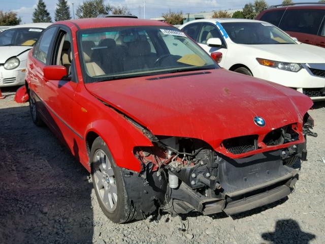 WBAET37463NJ33938 - 2003 BMW 325 RED photo 1