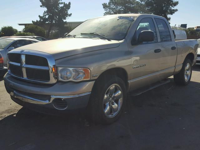 1D7HA18D64S723039 - 2004 DODGE RAM 1500 BEIGE photo 2