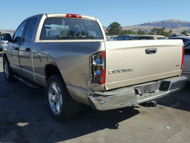 1D7HA18D64S723039 - 2004 DODGE RAM 1500 BEIGE photo 3