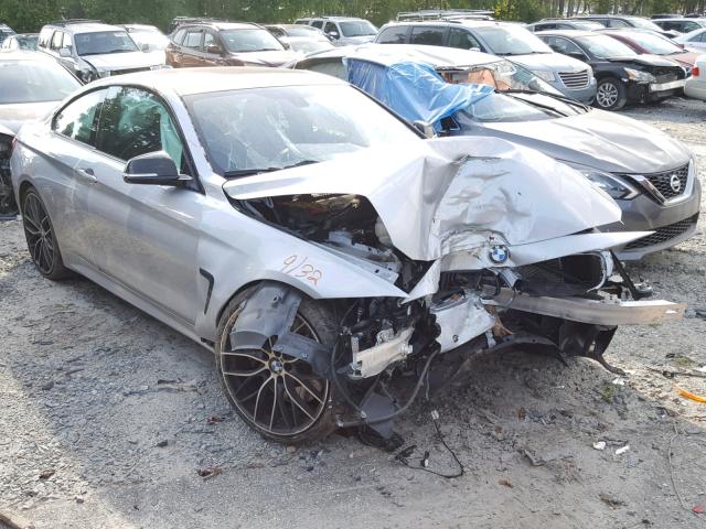 WBA3R5C59EF784767 - 2014 BMW 435 XI SILVER photo 1