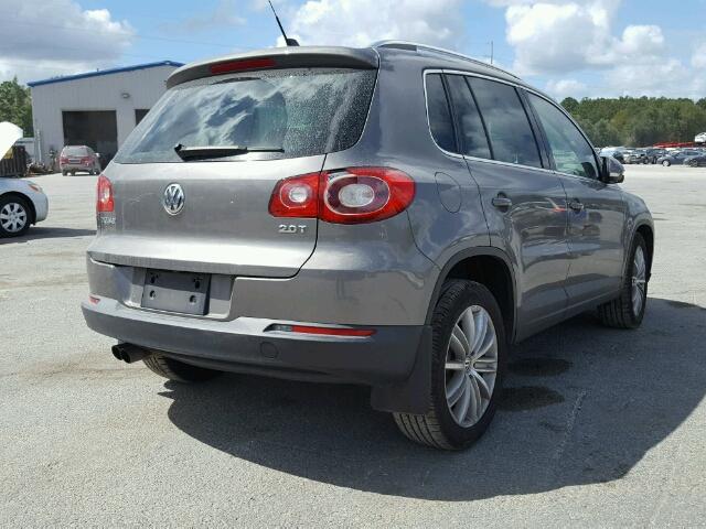 WVGAV7AX7BW525692 - 2011 VOLKSWAGEN TIGUAN S SILVER photo 4