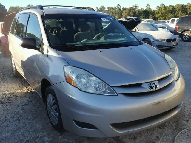 5TDZK23C17S044180 - 2007 TOYOTA SIENNA CE SILVER photo 1