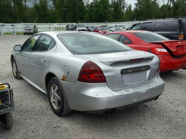 2G2WP522741353349 - 2004 PONTIAC GRAND PRIX GRAY photo 3