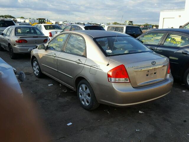 KNAFE121375396751 - 2007 KIA SPECTRA GOLD photo 3