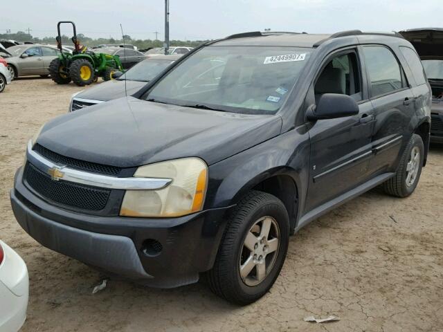 2CNDL13F166212173 - 2006 CHEVROLET EQUINOX LS BLACK photo 2