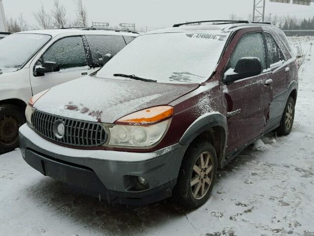 3G5DA03E92S586402 - 2002 BUICK RENDEZVOUS RED photo 2