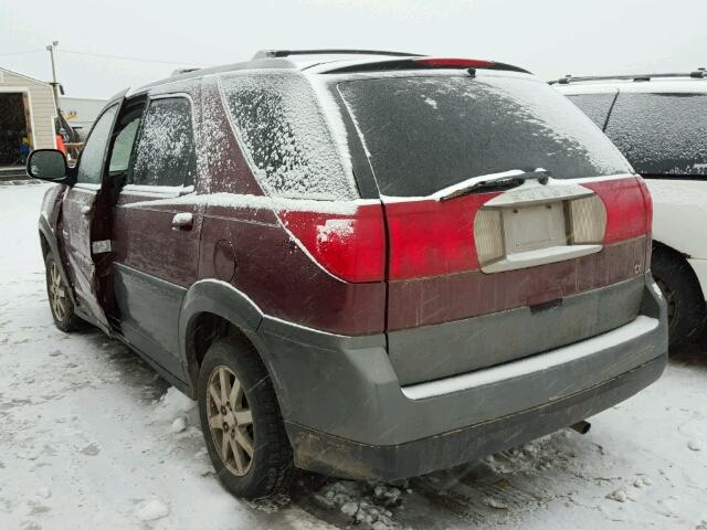 3G5DA03E92S586402 - 2002 BUICK RENDEZVOUS RED photo 3