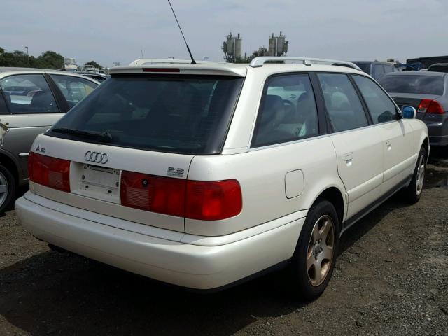 WAUJA84A6WN000130 - 1998 AUDI A6 QUATTRO WHITE photo 4