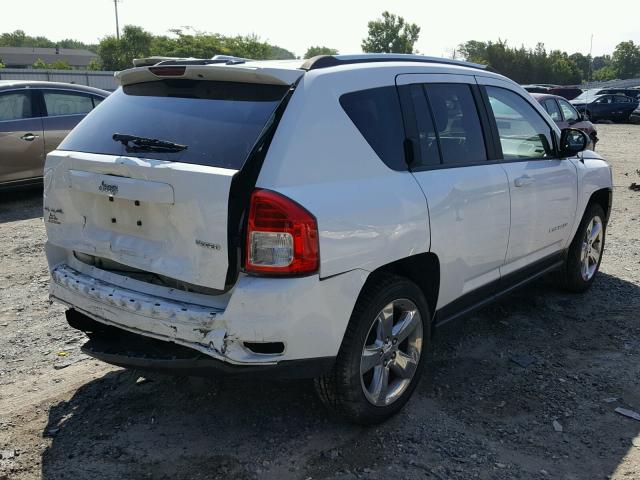 1C4NJDCB4CD636067 - 2012 JEEP COMPASS LI WHITE photo 4