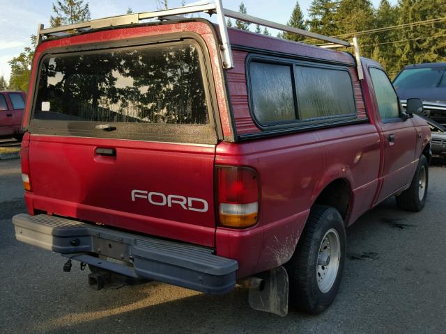 1FTCR10A7RUB57824 - 1994 FORD RANGER RED photo 4