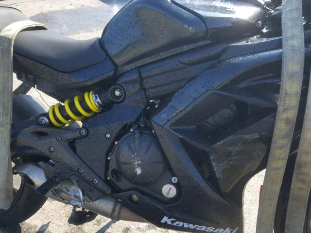 JKAEXEE18DDA12179 - 2013 KAWASAKI EX650 E BLACK photo 10