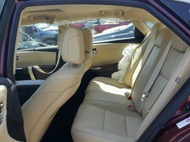 4T1BK1EB3HU258337 - 2017 TOYOTA AVALON XLE MAROON photo 6