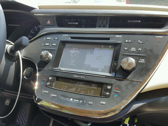 4T1BK1EB3HU258337 - 2017 TOYOTA AVALON XLE MAROON photo 9