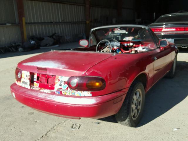 JM1NA3513P1409829 - 1993 MAZDA MX-5 MIATA RED photo 4