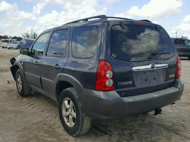 4F2CZ06115KM30294 - 2005 MAZDA TRIBUTE S GRAY photo 3