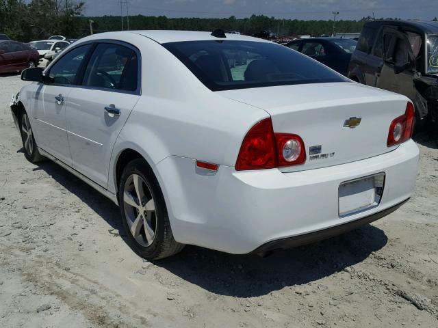 1G1ZC5EU5CF150929 - 2012 CHEVROLET MALIBU 1LT WHITE photo 3