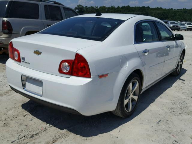1G1ZC5EU5CF150929 - 2012 CHEVROLET MALIBU 1LT WHITE photo 4