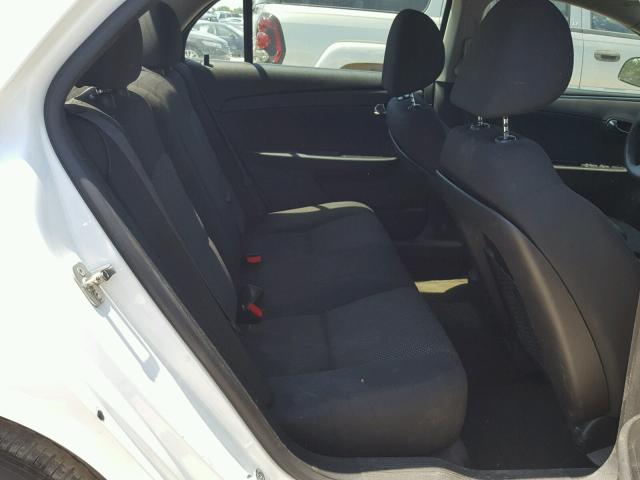 1G1ZC5EU5CF150929 - 2012 CHEVROLET MALIBU 1LT WHITE photo 6