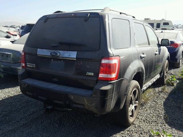 1FMCU9EG9BKA81756 - 2011 FORD ESCAPE LIM BLACK photo 4