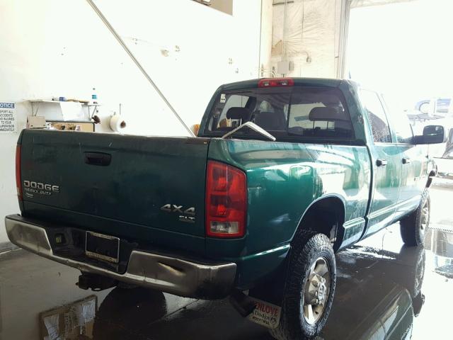 3D7LU38C84G118371 - 2004 DODGE RAM 3500 S GREEN photo 4