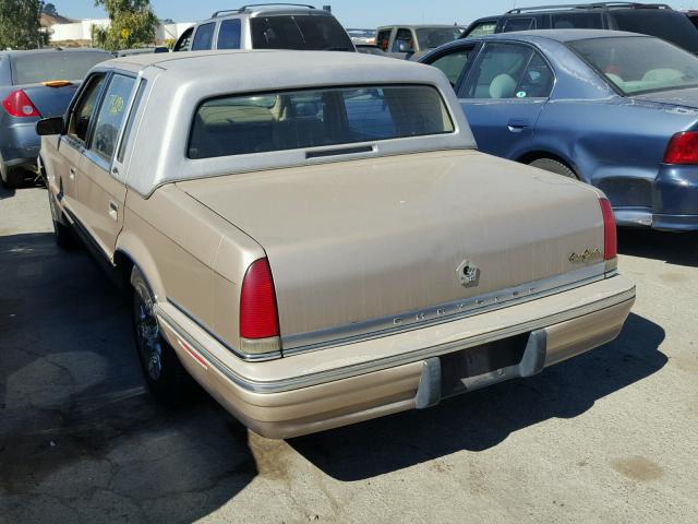 1C3XV66L3PD100153 - 1993 CHRYSLER NEW YORKER GOLD photo 3