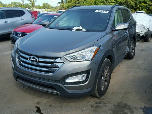 5XYZU3LB4DG003221 - 2013 HYUNDAI SANTA FE S CHARCOAL photo 2