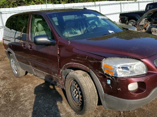 1GMDU03117D194059 - 2007 PONTIAC MONTANA SV RED photo 9