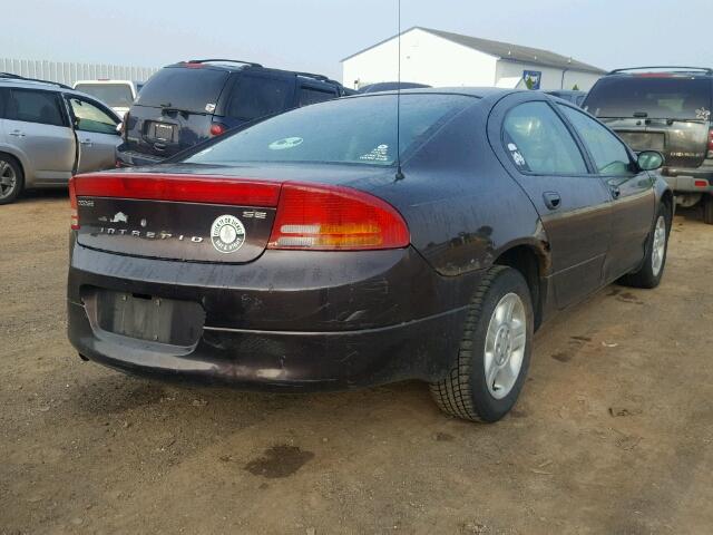 2B3HD46R34H679575 - 2004 DODGE INTREPID S BURGUNDY photo 4