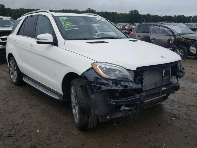 4JGDA7DB4EA349551 - 2014 MERCEDES-BENZ ML 550 4MA WHITE photo 1