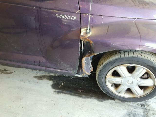 3C8FY68B04T315335 - 2004 CHRYSLER PT CRUISER PURPLE photo 9