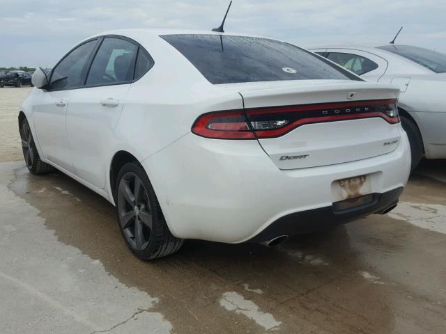 1C3CDFBA0DD233647 - 2013 DODGE DART SXT WHITE photo 3