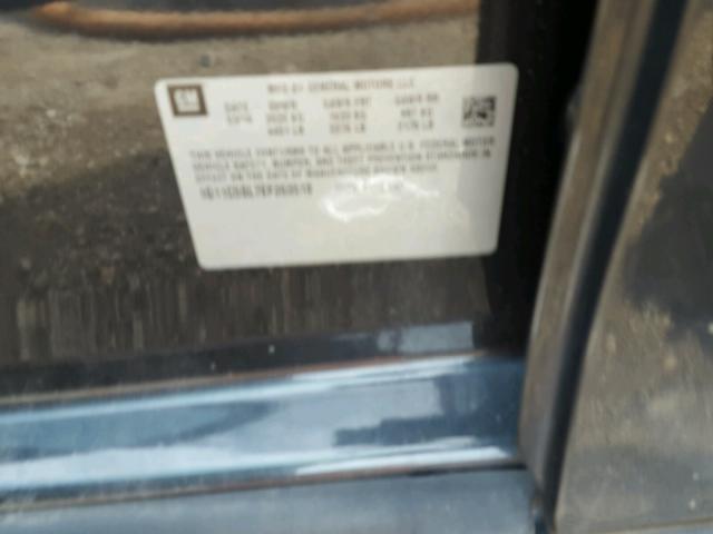 1G11C5SL7EF263518 - 2014 CHEVROLET MALIBU 1LT GRAY photo 10