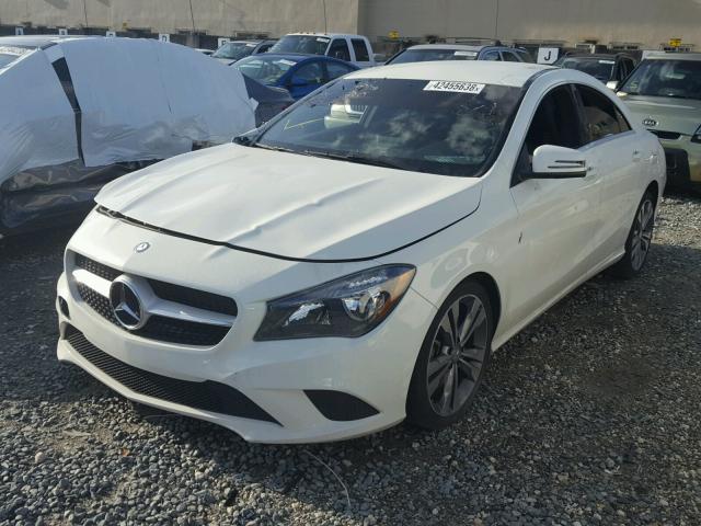 WDDSJ4EB6GN351165 - 2016 MERCEDES-BENZ CLA 250 WHITE photo 2