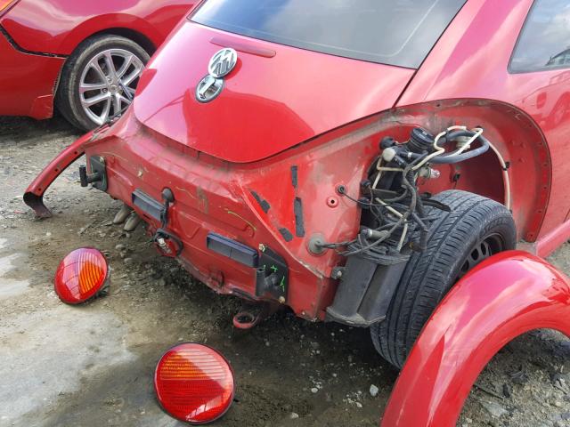 3VWCA21C6XM444261 - 1999 VOLKSWAGEN NEW BEETLE Qırmızı foto 9