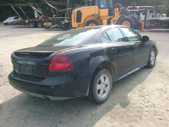 2G2WP552171128599 - 2007 PONTIAC GRAND PRIX BLACK photo 4