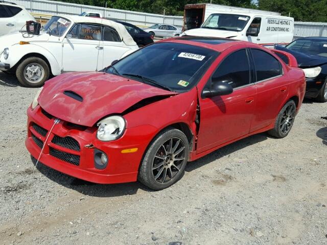 1B3ES66S45D211828 - 2005 DODGE NEON SRT-4 RED photo 2