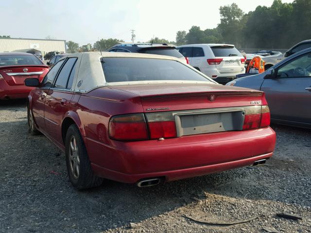 1G6KY549XYU163317 - 2000 CADILLAC SEVILLE ST RED photo 3