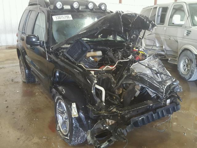 1J4GL38K74W184928 - 2004 JEEP LIBERTY RE BLACK photo 1