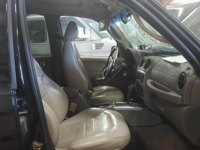 1J4GL38K74W184928 - 2004 JEEP LIBERTY RE BLACK photo 5