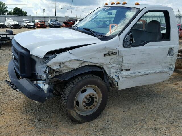 1FDAF57P37EA62133 - 2007 FORD F550 SUPER WHITE photo 9