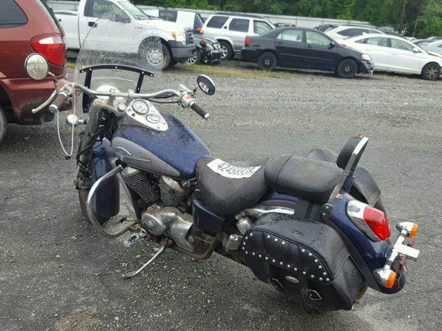 JH2RC44611M453534 - 2001 HONDA VT750 CD2 BLUE photo 3