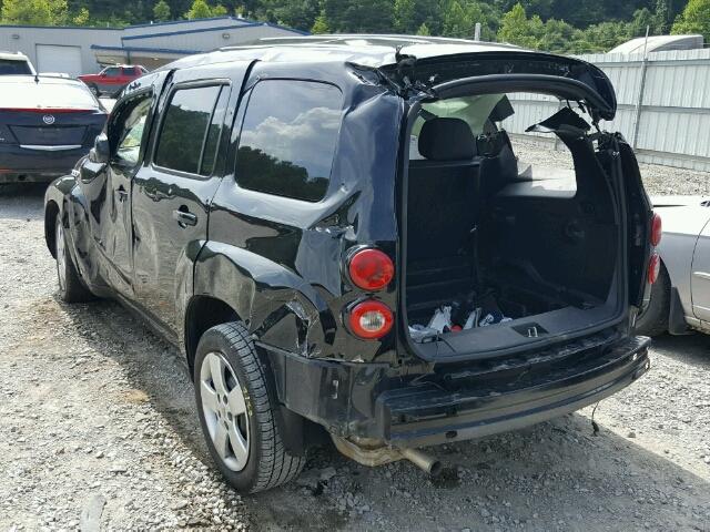 3GNBAADB2AS526087 - 2010 CHEVROLET HHR LS BLACK photo 3