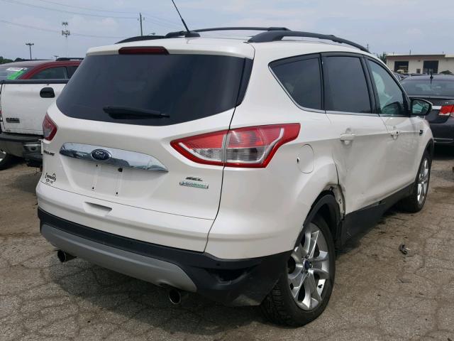 1FMCU0HX8DUC92557 - 2013 FORD ESCAPE SEL WHITE photo 4