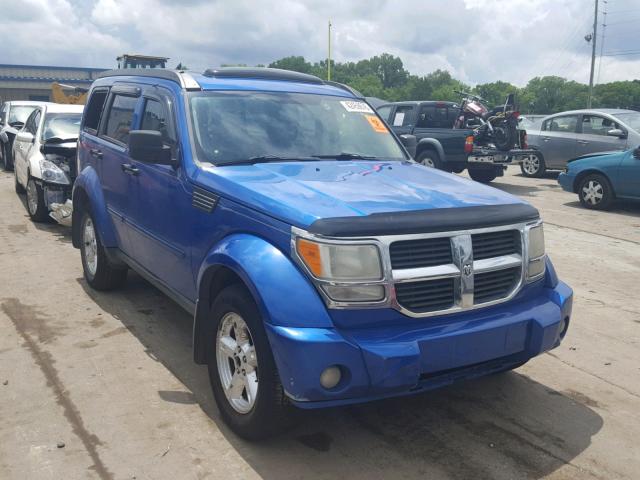 1D8GU58K37W558777 - 2007 DODGE NITRO SLT BLUE photo 1