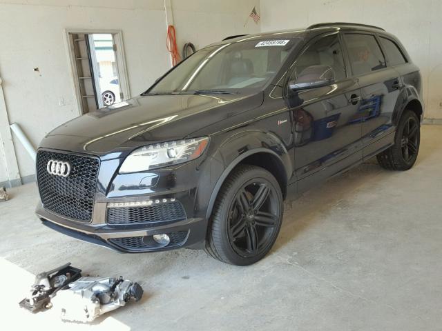 WA1DGAFE7BD008432 - 2011 AUDI Q7 PRESTIG BLACK photo 2