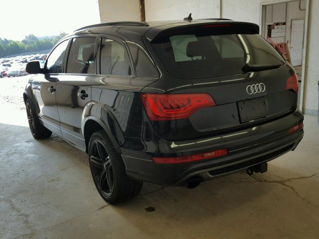 WA1DGAFE7BD008432 - 2011 AUDI Q7 PRESTIG BLACK photo 3