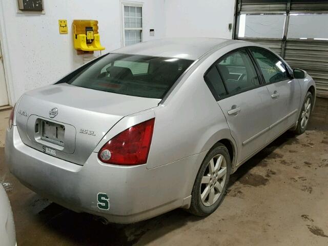 1N4BA41E15C873792 - 2005 NISSAN MAXIMA SE SILVER photo 4