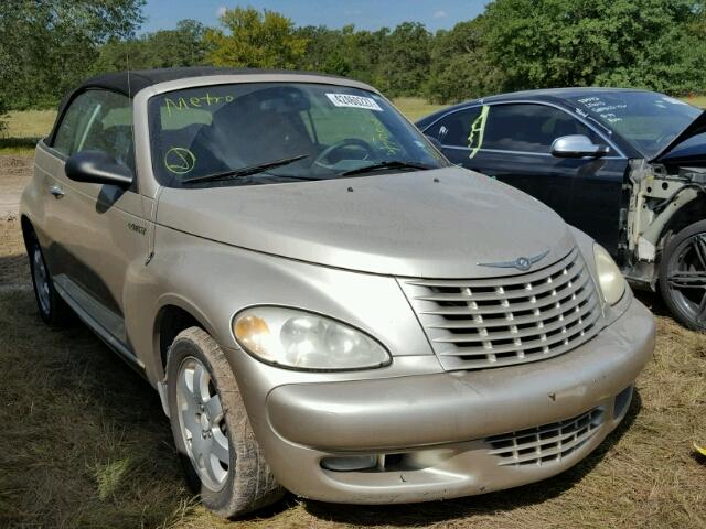 3C3EY55E75T627650 - 2005 CHRYSLER PT CRUISER TAN photo 1